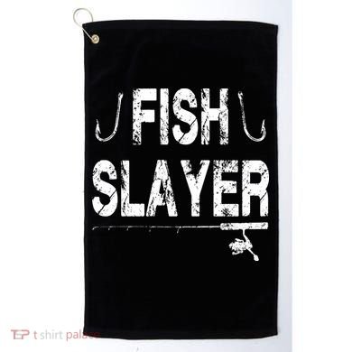 Fish Slayer Golf Towel