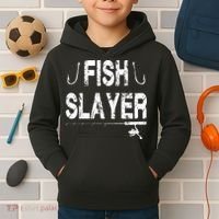 Fish Slayer Kids Hoodie thumb 2