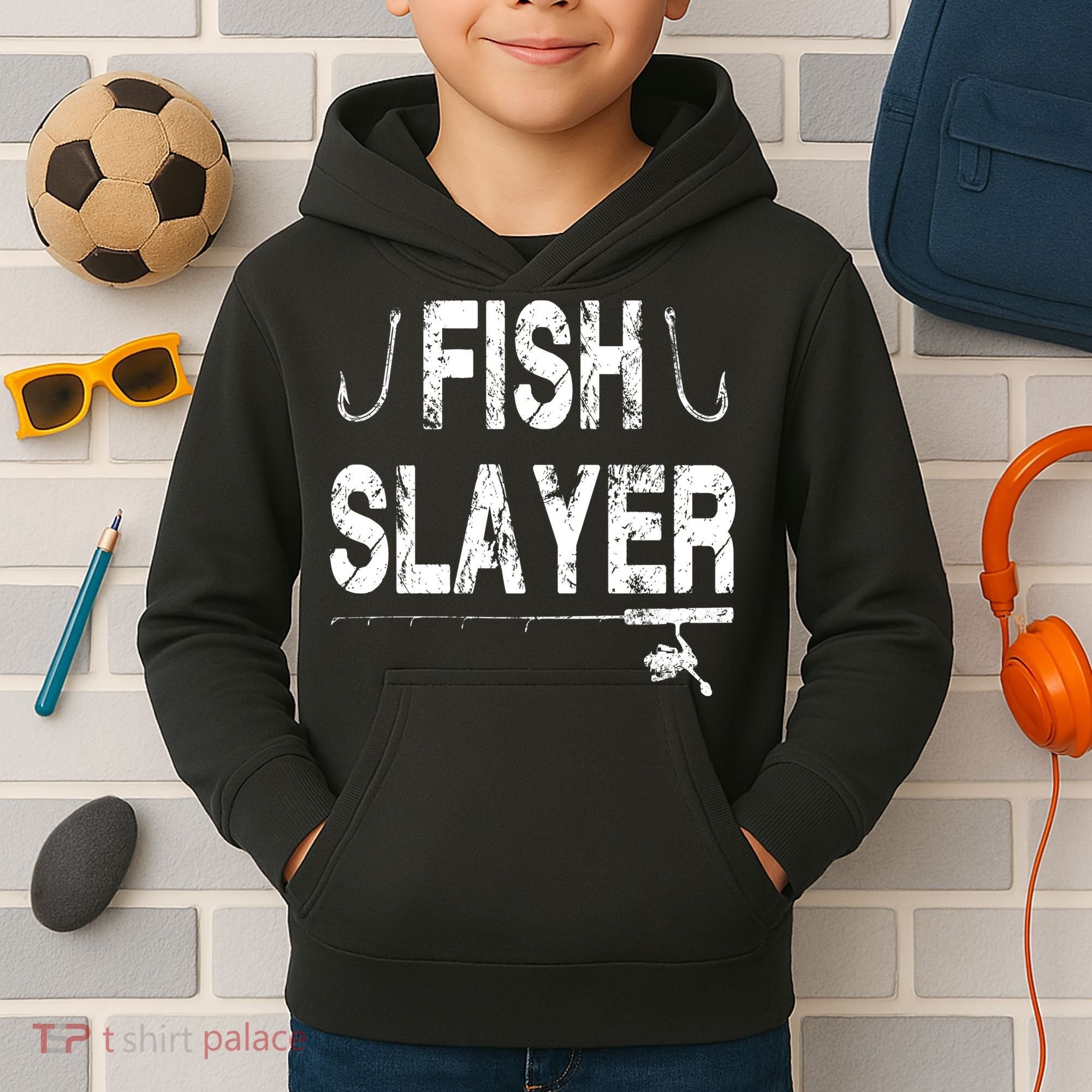 Fish Slayer Kids Hoodie
