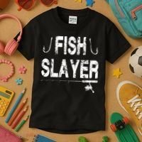 Fish Slayer Kids T-Shirt thumb 3