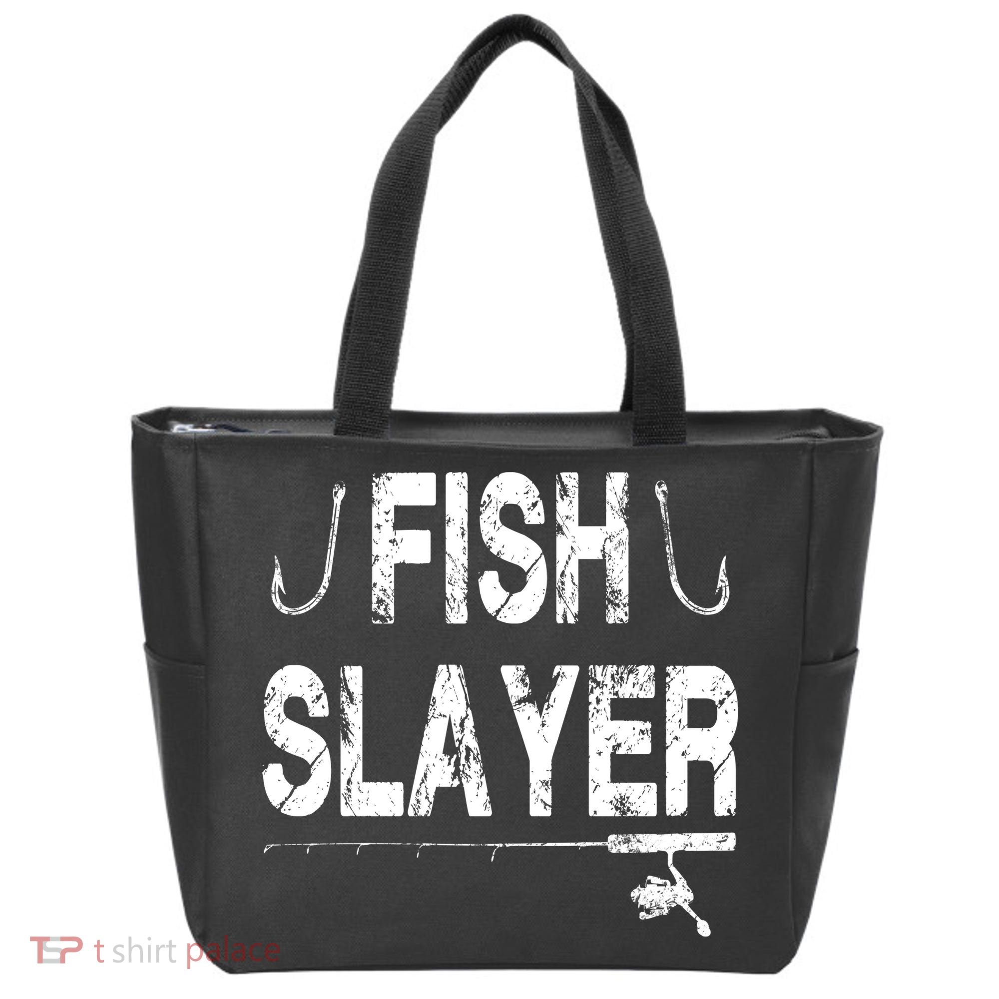 Fish Slayer Tote Bag