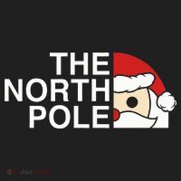 Funny Santa Face Christmas Parody The North Pole Women's Sweatshirt thumb 2