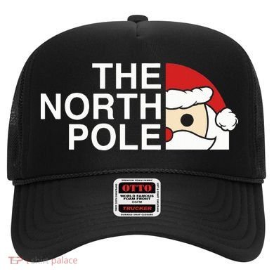 Funny Santa Face Christmas Parody The North Pole Hat
