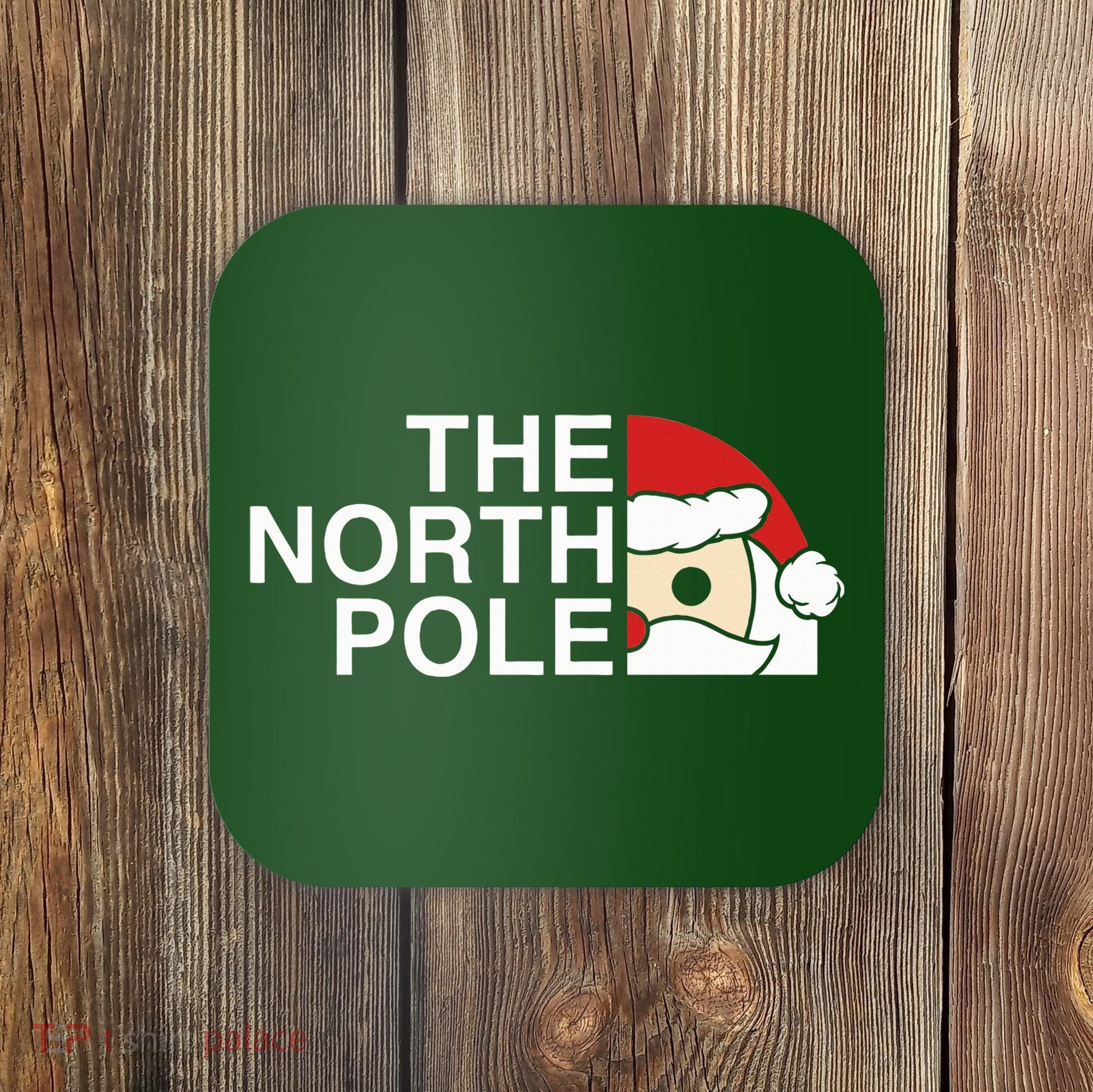 Funny Santa Face Christmas Parody The North Pole Coaster