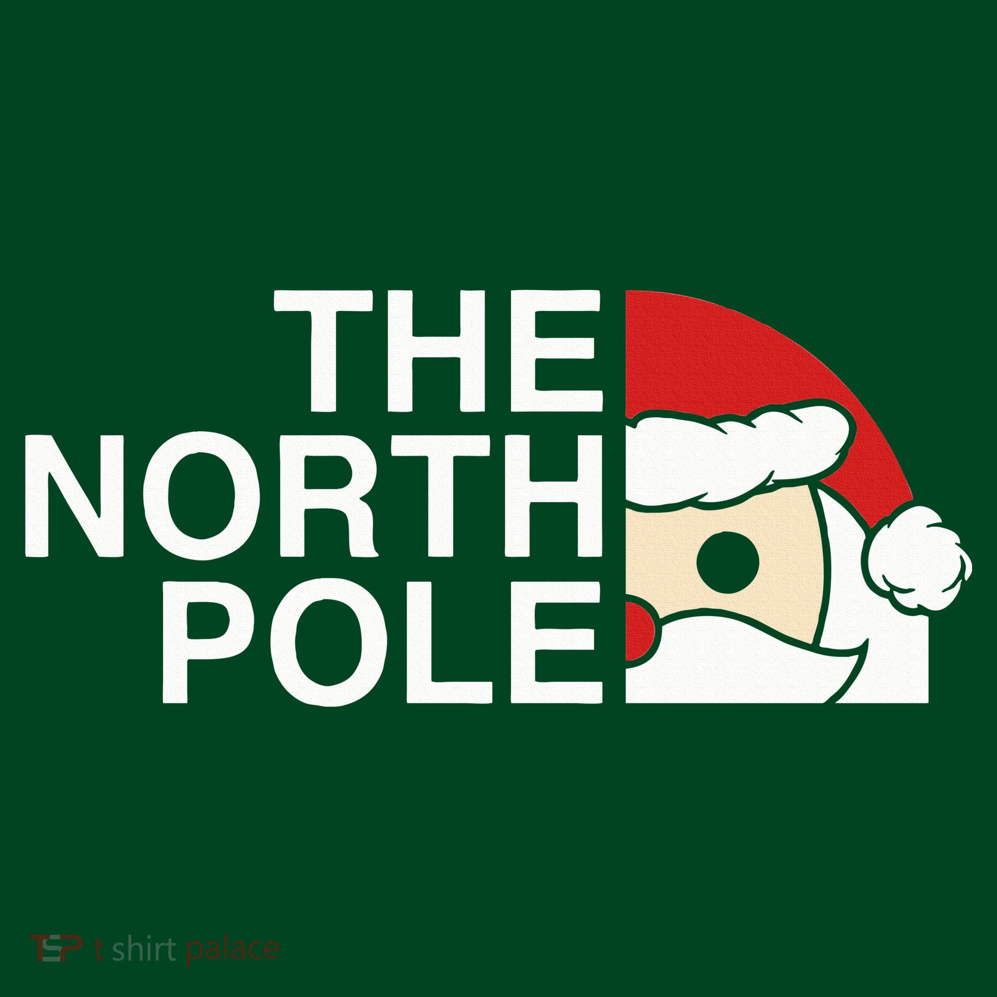 Funny Santa Face Christmas Parody The North Pole Kids Hoodie