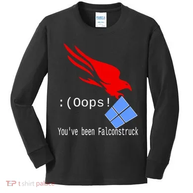 Falcon Struck Kids Long Sleeve Shirt