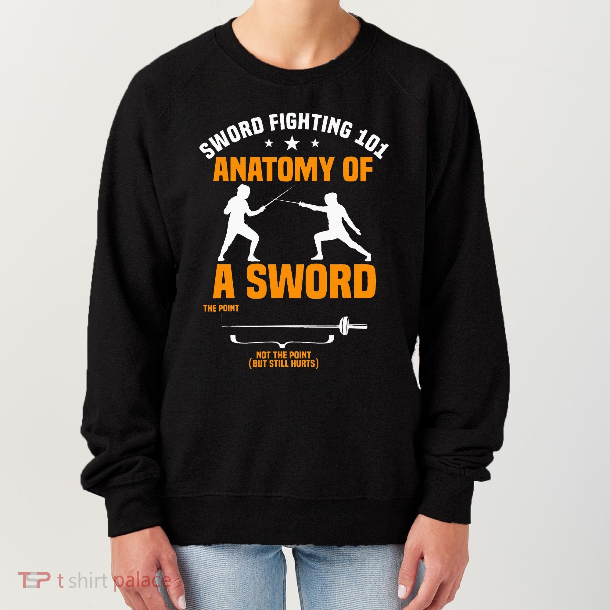 Fencing Sword Fighting Combat Sport Fence Foil Epee Sabre Women's Sweatshirt
