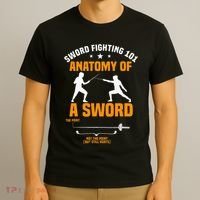 Fencing Sword Fighting Combat Sport Fence Foil Epee Sabre T-Shirt thumb 3