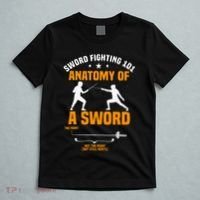 Fencing Sword Fighting Combat Sport Fence Foil Epee Sabre T-Shirt thumb 5