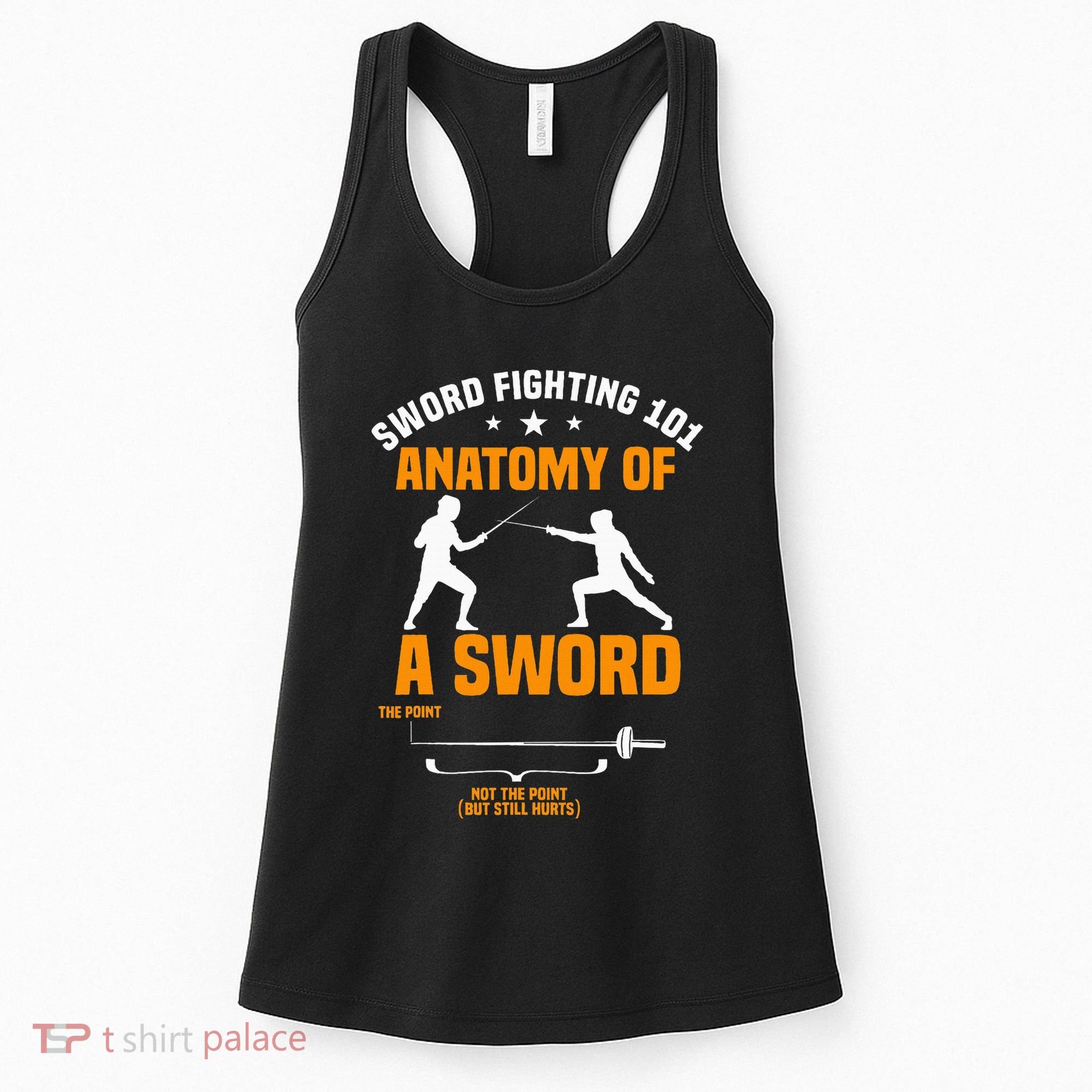 Fencing Sword Fighting Combat Sport Fence Foil Epee Sabre Women's Tank Top