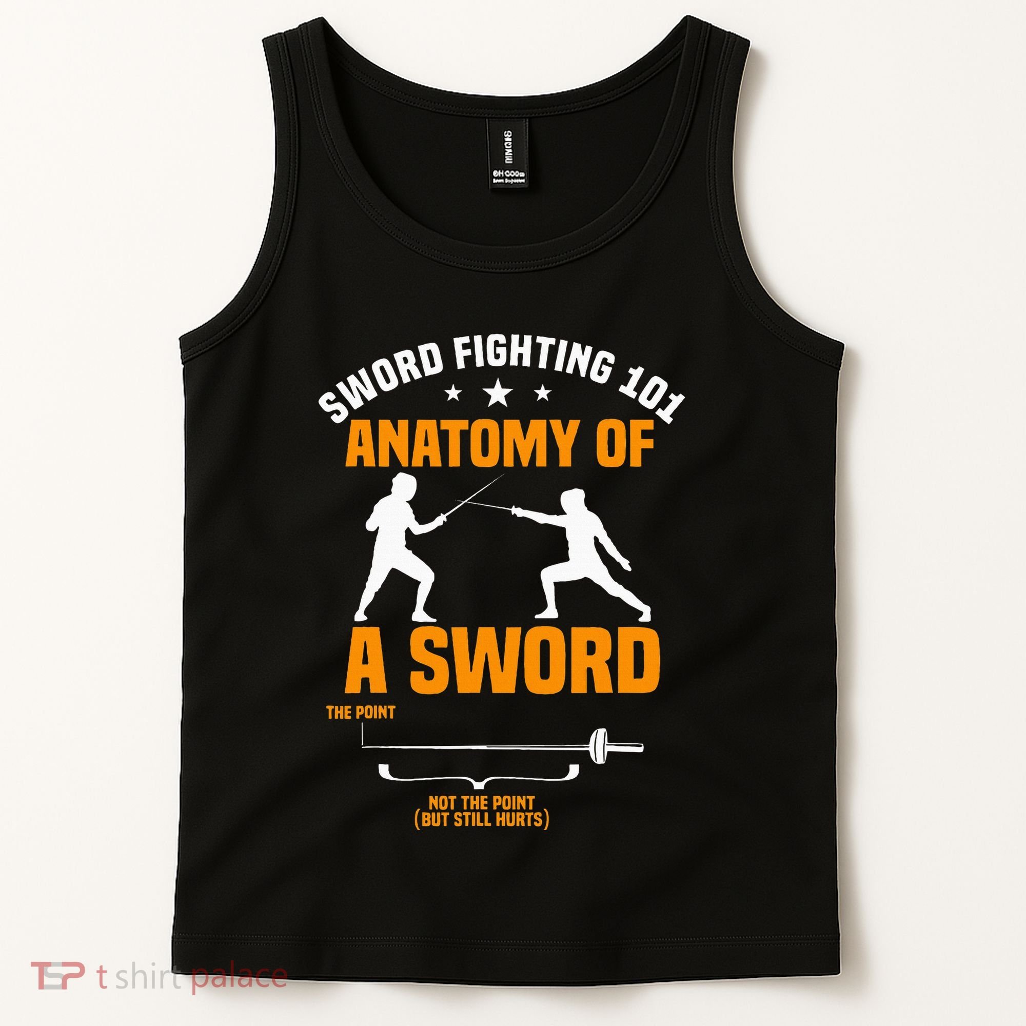 Fencing Sword Fighting Combat Sport Fence Foil Epee Sabre Tank Top