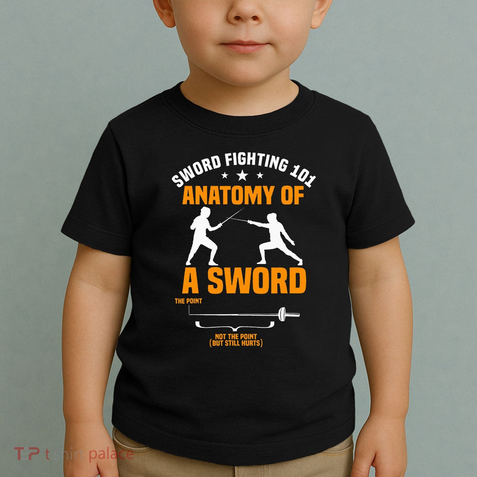 Fencing Sword Fighting Combat Sport Fence Foil Epee Sabre Toddler T-Shirt