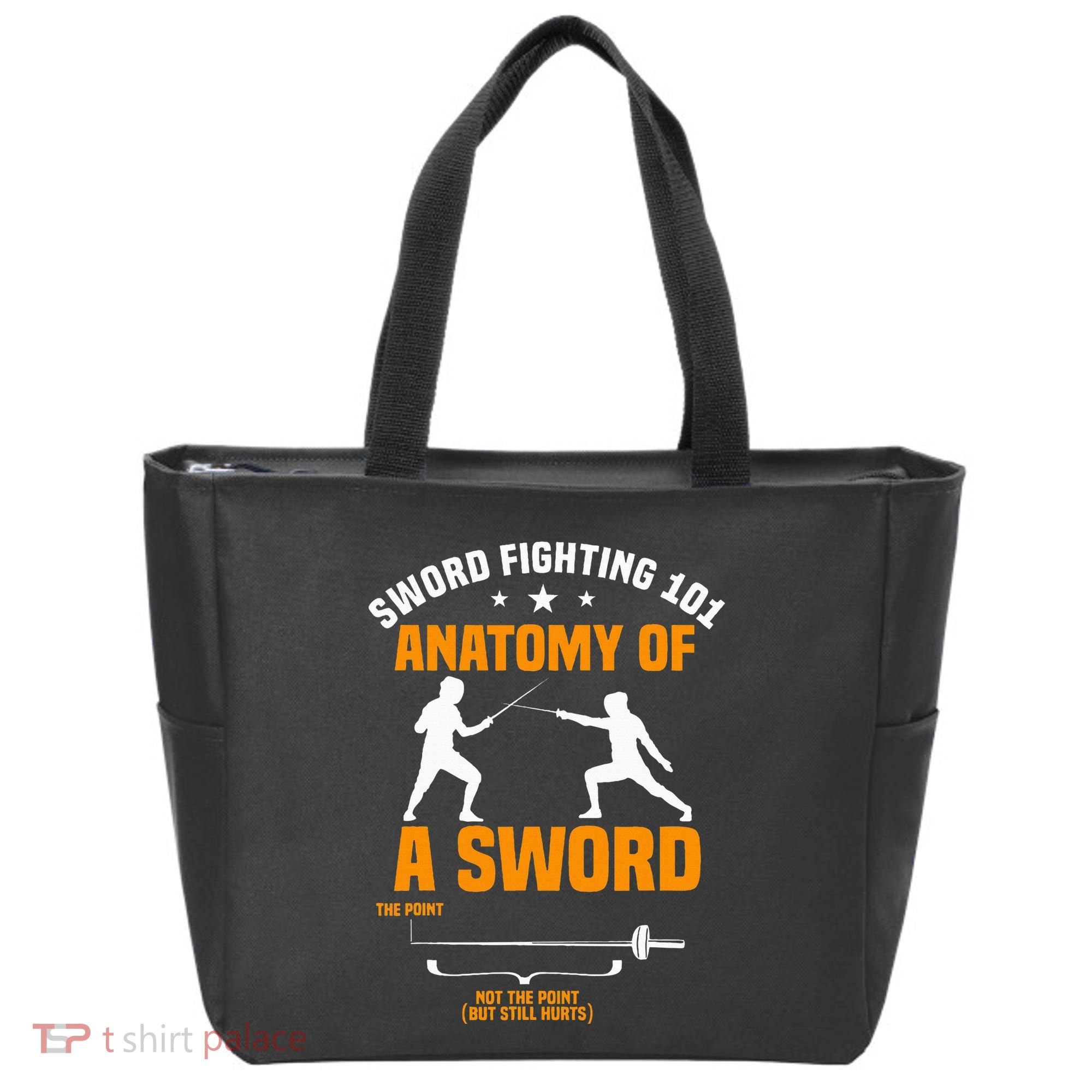 Fencing Sword Fighting Combat Sport Fence Foil Epee Sabre Tote Bag
