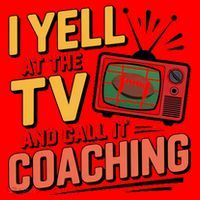 Football Season Funny Yell At The TV And Call It Coaching Santa Hat thumb 1
