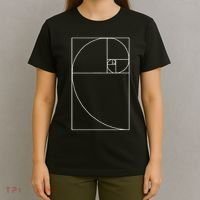 Fibonacci Spiral Fibonacci Golden Ratio T-Shirt thumb 4