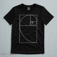 Fibonacci Spiral Fibonacci Golden Ratio T-Shirt thumb 5