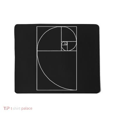 Fibonacci Spiral Fibonacci Golden Ratio Mousepad