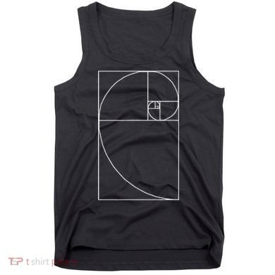 Fibonacci Spiral Fibonacci Golden Ratio Tank Top