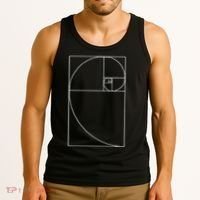 Fibonacci Spiral Fibonacci Golden Ratio Tank Top thumb 3