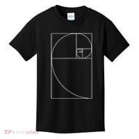 Fibonacci Spiral Fibonacci Golden Ratio Kids T-Shirt thumb 0