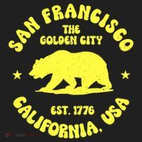 Funny San Francisco Retro California Bear Travel Hat thumb 2