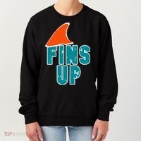 Funny Sport Fins Up Gift For Miami Fan Women's Sweatshirt thumb 0