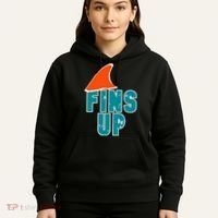 Funny Sport Fins Up Gift For Miami Fan Hoodie thumb 5