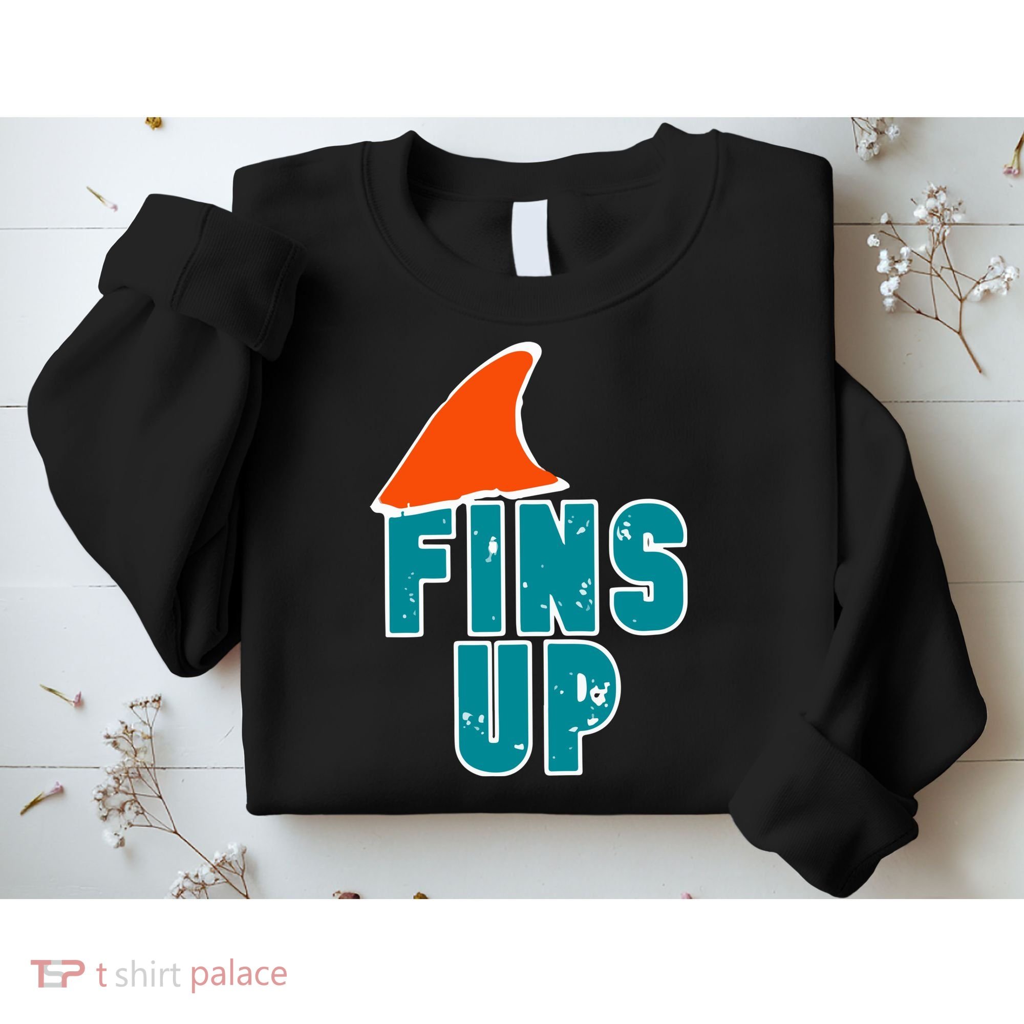 Funny Sport Fins Up Gift For Miami Fan Sweatshirt