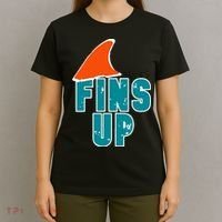Funny Sport Fins Up Gift For Miami Fan T-Shirt thumb 4