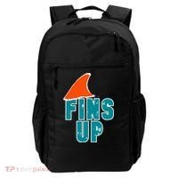 Funny Sport Fins Up Gift For Miami Fan Backpack thumb 0