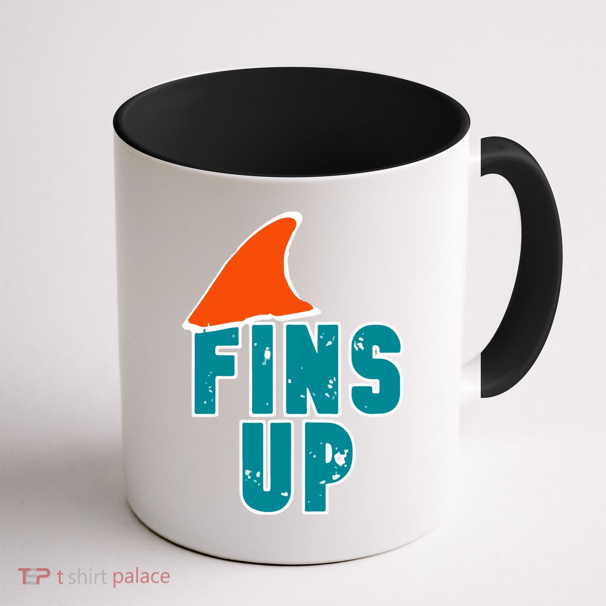 Funny Sport Fins Up Gift For Miami Fan Coffee Mug