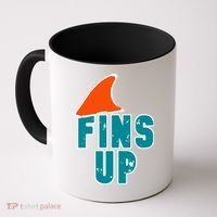Funny Sport Fins Up Gift For Miami Fan Coffee Mug thumb 0