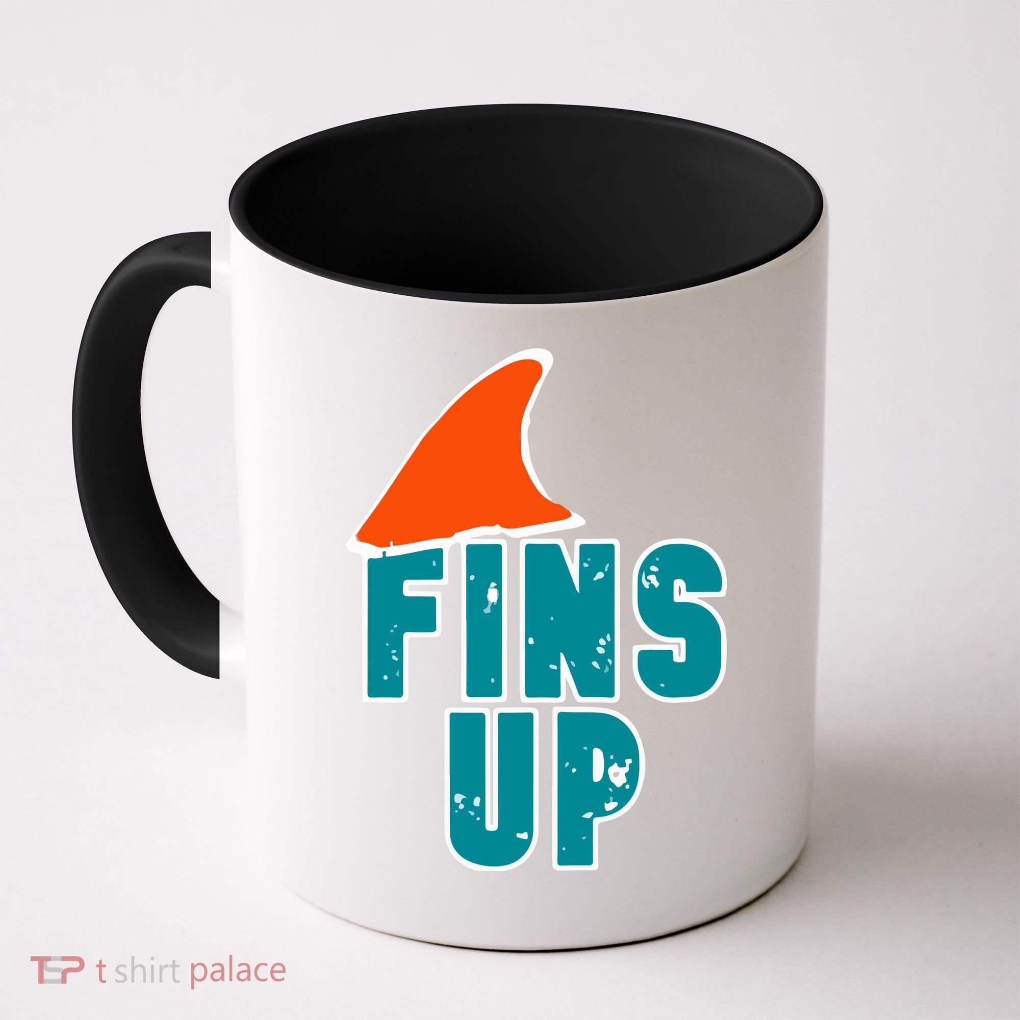 Funny Sport Fins Up Gift For Miami Fan Coffee Mug