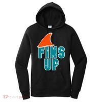 Funny Sport Fins Up Gift For Miami Fan Women's Hoodie thumb 0