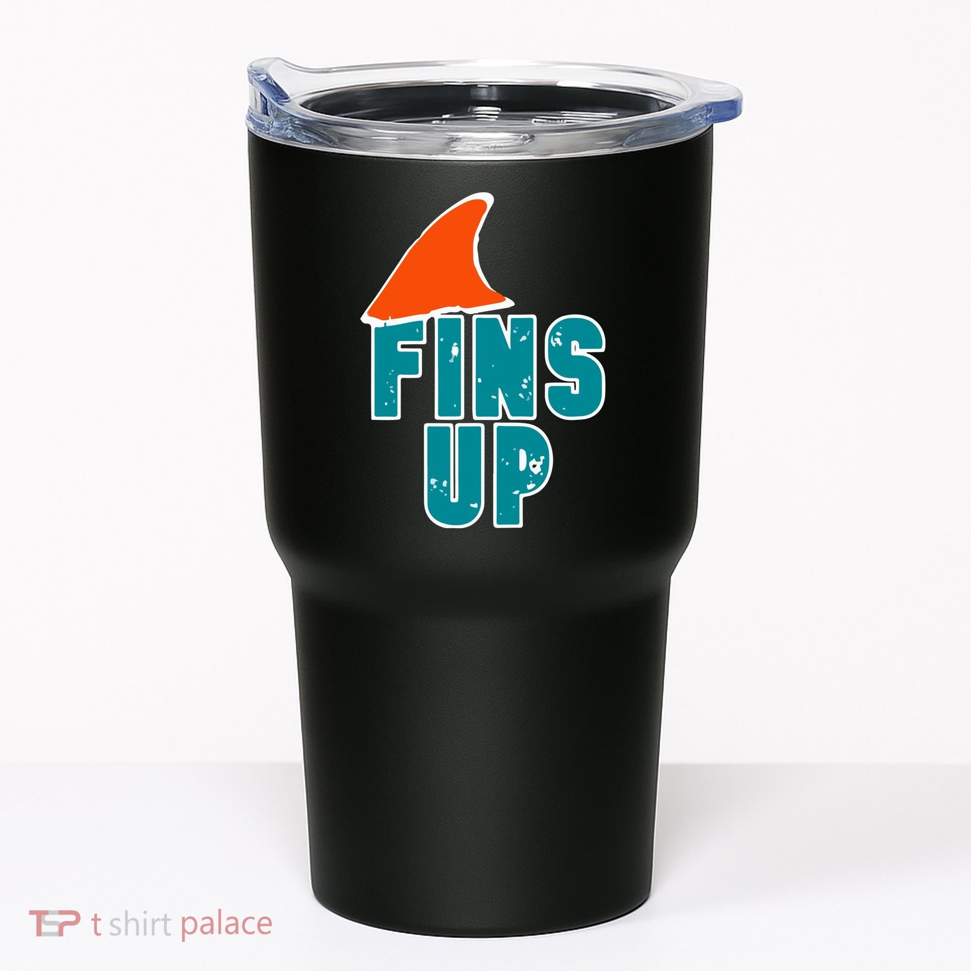 Funny Sport Fins Up Gift For Miami Fan Tumbler