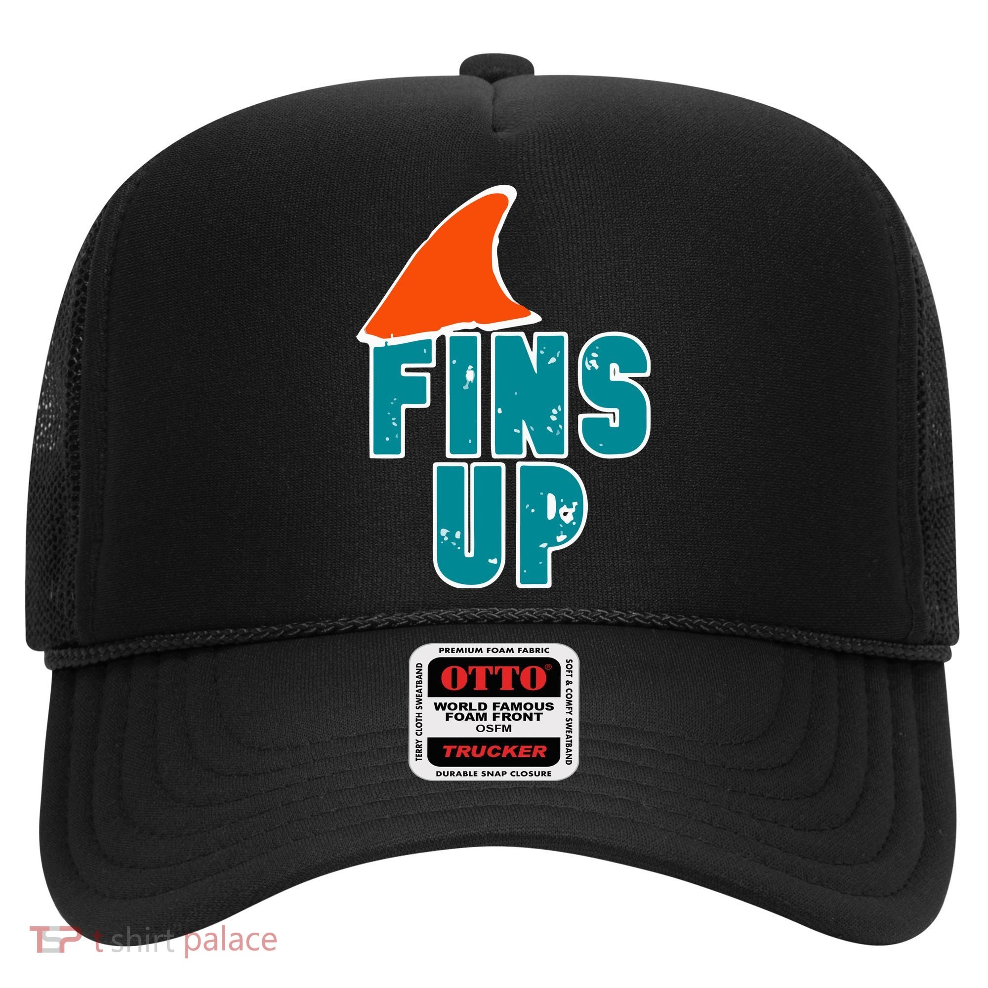 Funny Sport Fins Up Gift For Miami Fan Hat