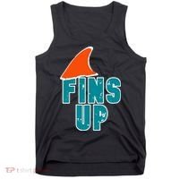 Funny Sport Fins Up Gift For Miami Fan Tank Top thumb 0