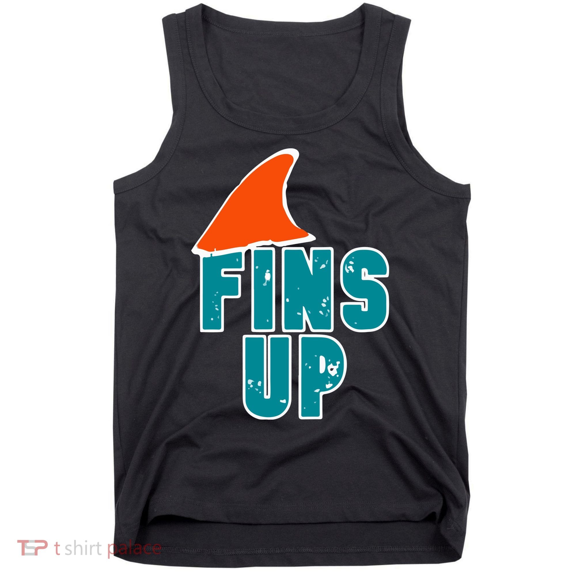 Funny Sport Fins Up Gift For Miami Fan Tank Top