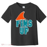 Funny Sport Fins Up Gift For Miami Fan Toddler T-Shirt thumb 0