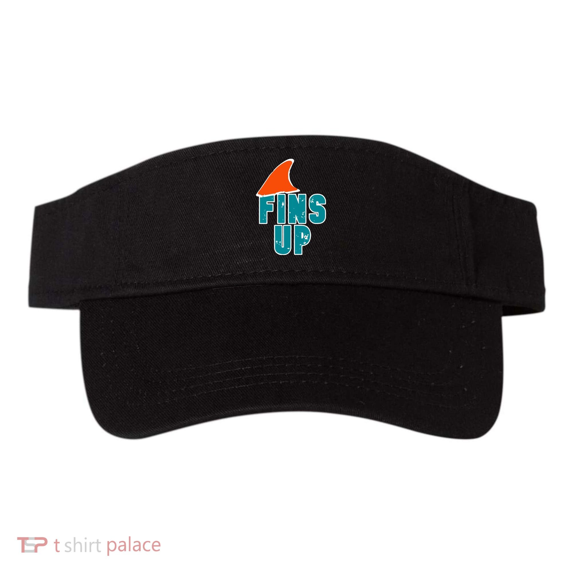 Funny Sport Fins Up Gift For Miami Fan Visor
