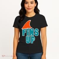Funny Sport Fins Up Gift For Miami Fan Women's T-Shirt thumb 4