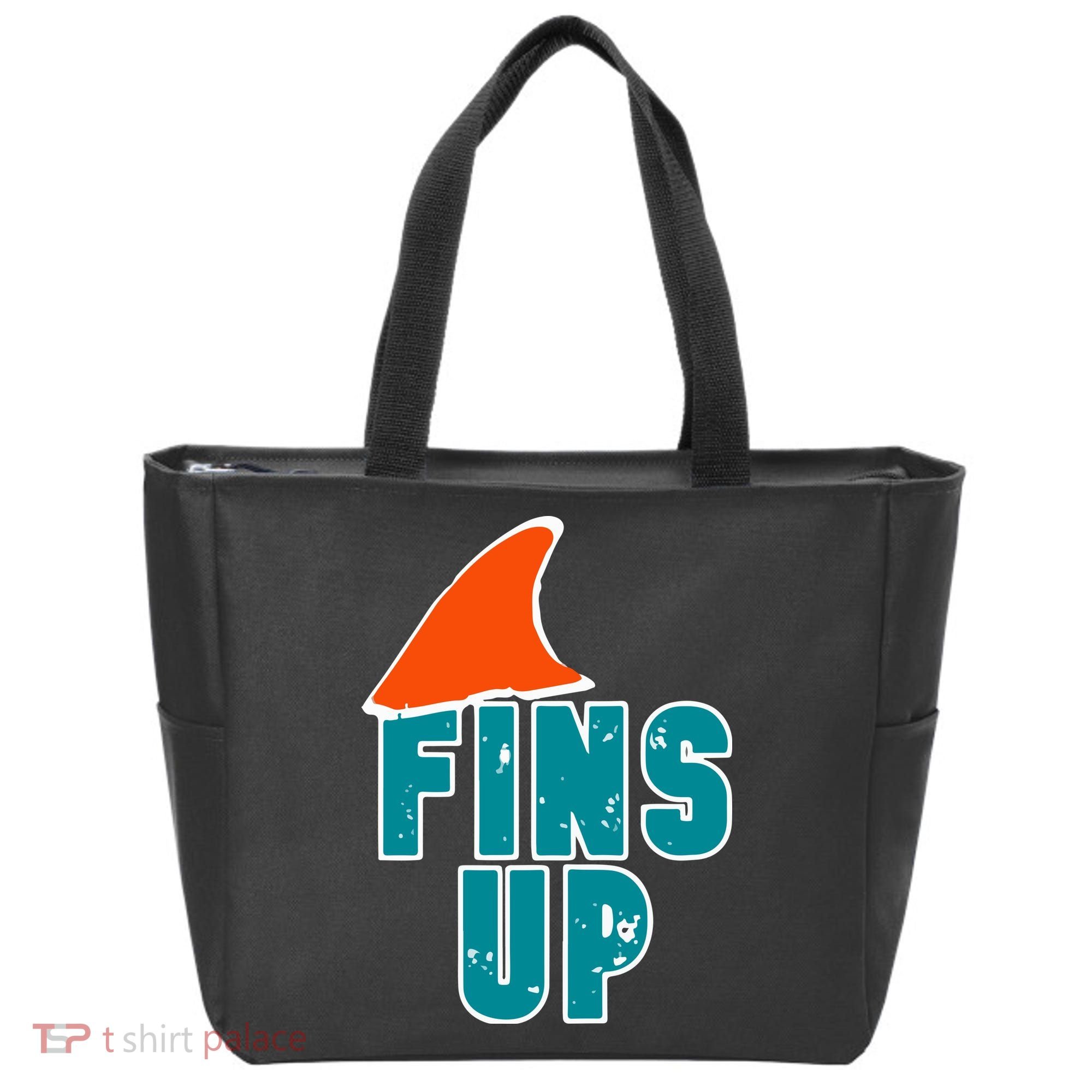 Funny Sport Fins Up Gift For Miami Fan Tote Bag