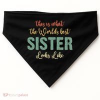 Funny Sister From Sister Sister For Women USA-Made Doggie Bandana thumb 0