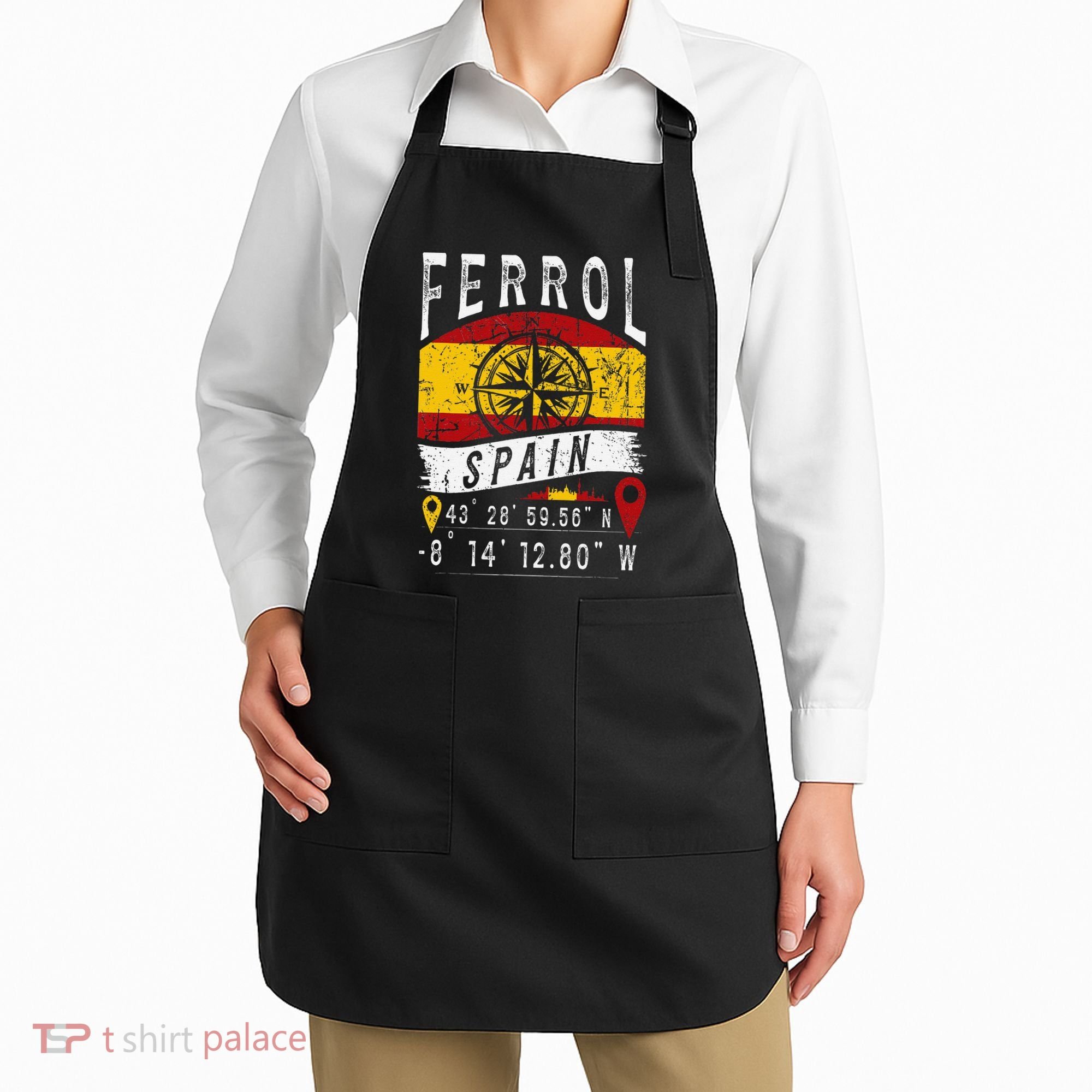 Ferrol Spain Flag Gps Coordinates Of Ferrol Apron