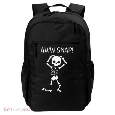 Funny Skeleton Funny Text Spooky Meme Halloween Backpack