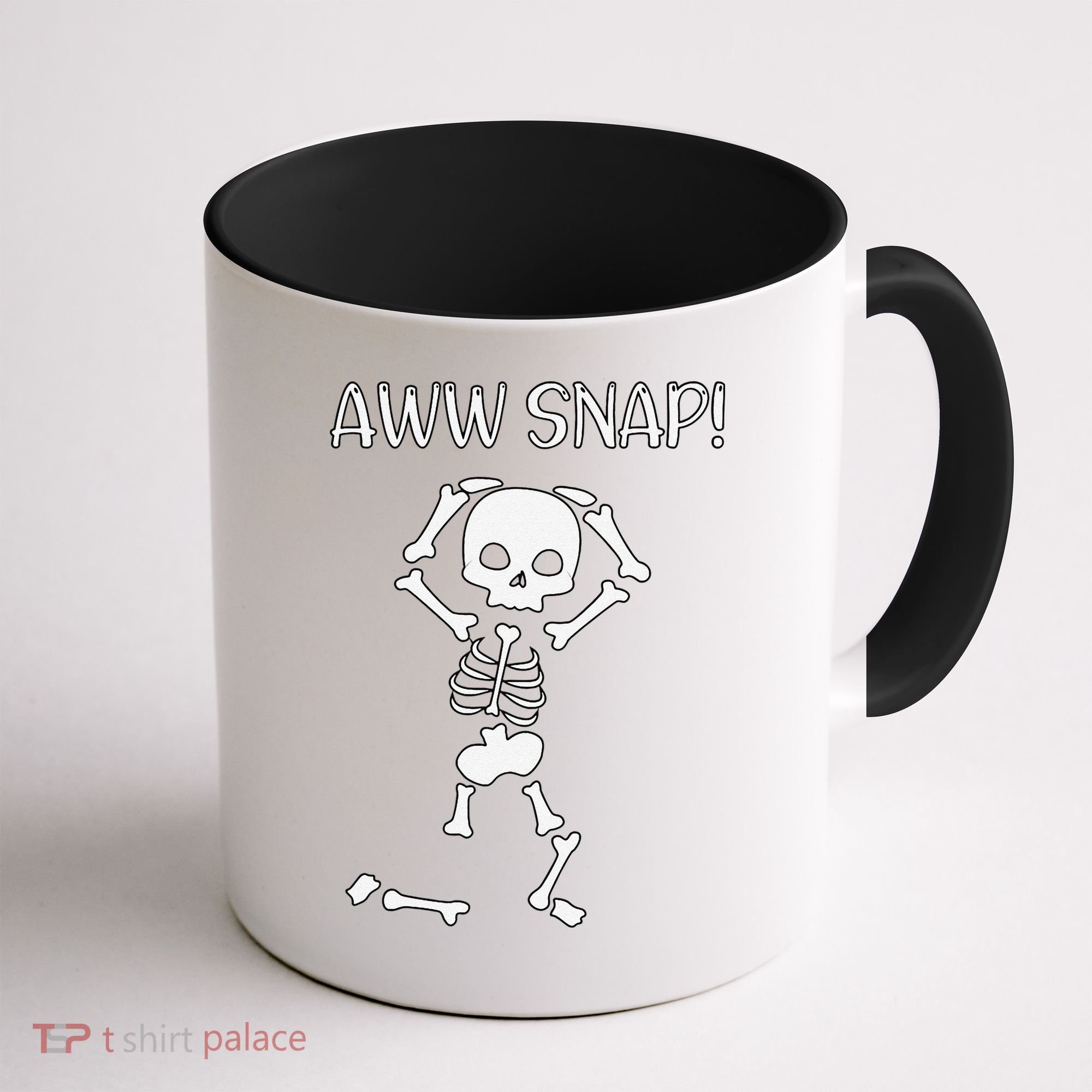Funny Skeleton Funny Text Spooky Meme Halloween Coffee Mug