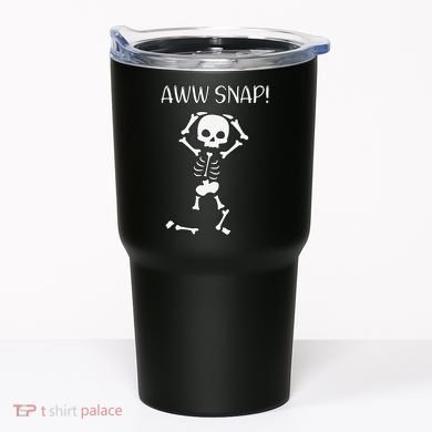 Funny Skeleton Funny Text Spooky Meme Halloween Tumbler