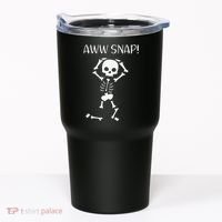 Funny Skeleton Funny Text Spooky Meme Halloween Tumbler thumb 0