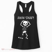 Funny Skeleton Funny Text Spooky Meme Halloween Women's Tank Top thumb 0