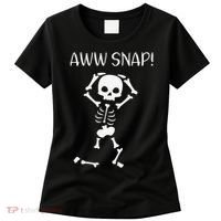 Funny Skeleton Funny Text Spooky Meme Halloween Women's T-Shirt thumb 0